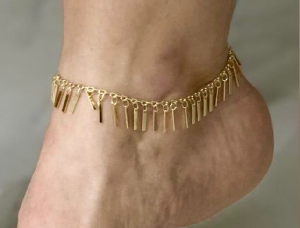 Gold Anklet by Zarè