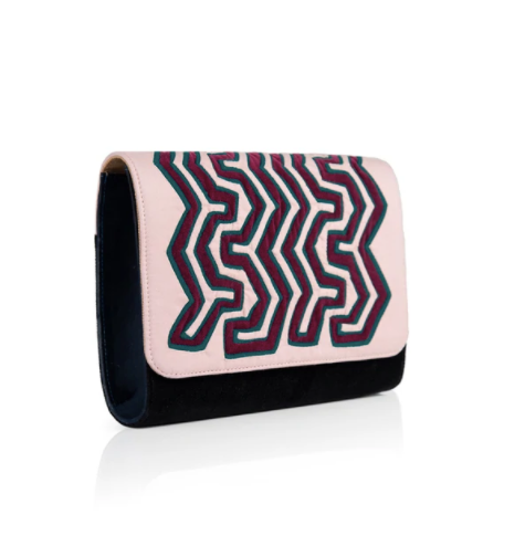 Kuna Velvet Clutch by Mola Sasa