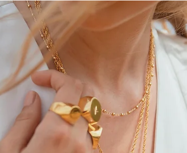 Gold Points Necklace