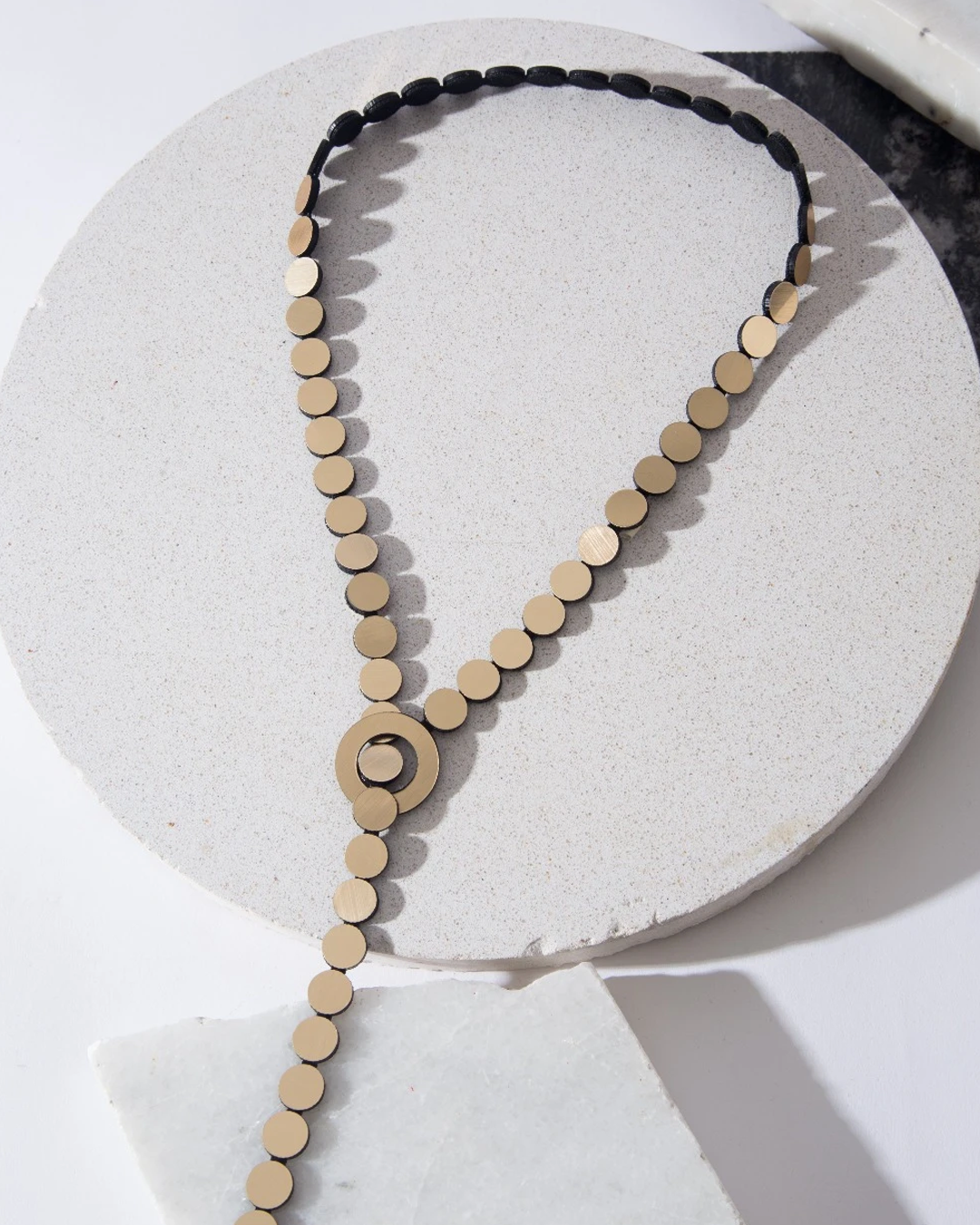 Abstraction Y Necklace by Iskin Sisters