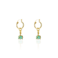 Emerald Hoops I Earrings
