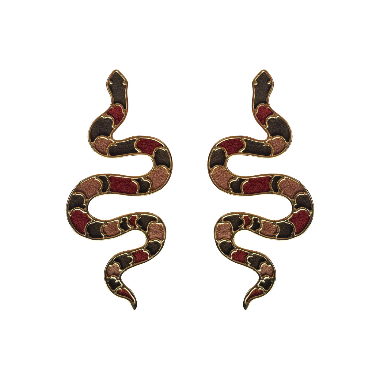 Serpent Earrings by Amulettos
